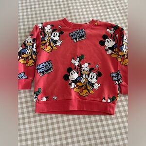 Disney H&M AOP sweatshirt toddler